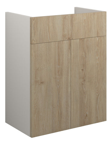 Eder 500mm Standard Basin Unit - Havana Oak (Grey Cab)