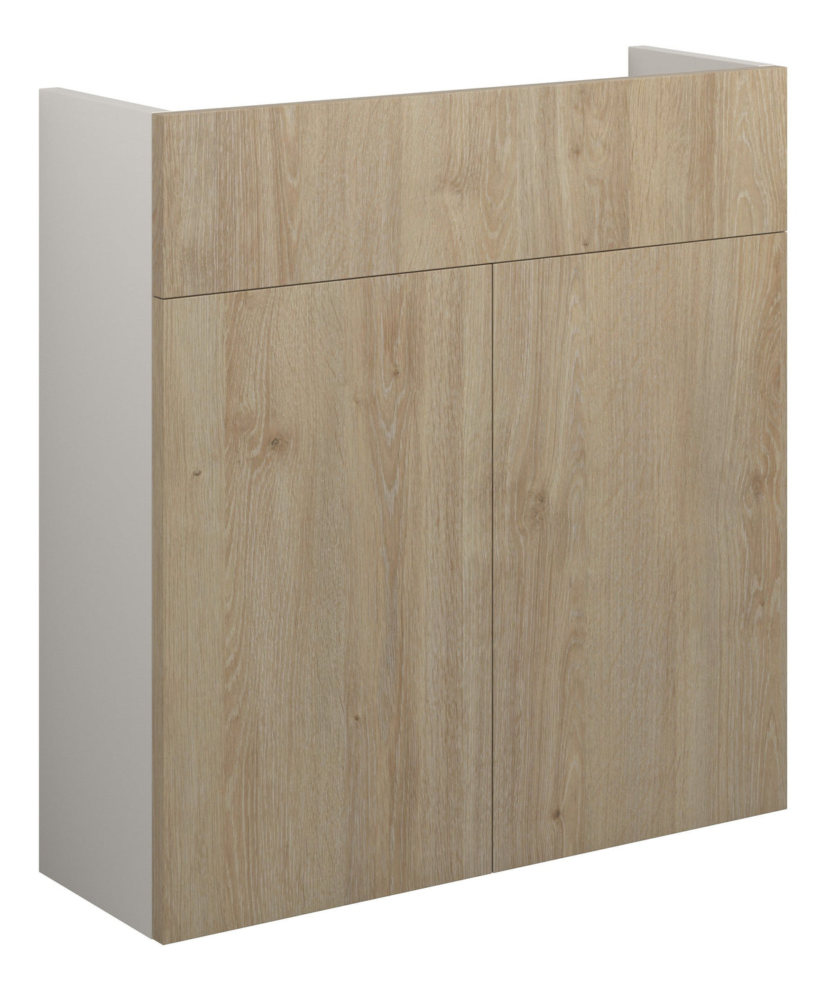 Eder 600mm Slim Basin Unit - Havana Oak (Grey Cab)