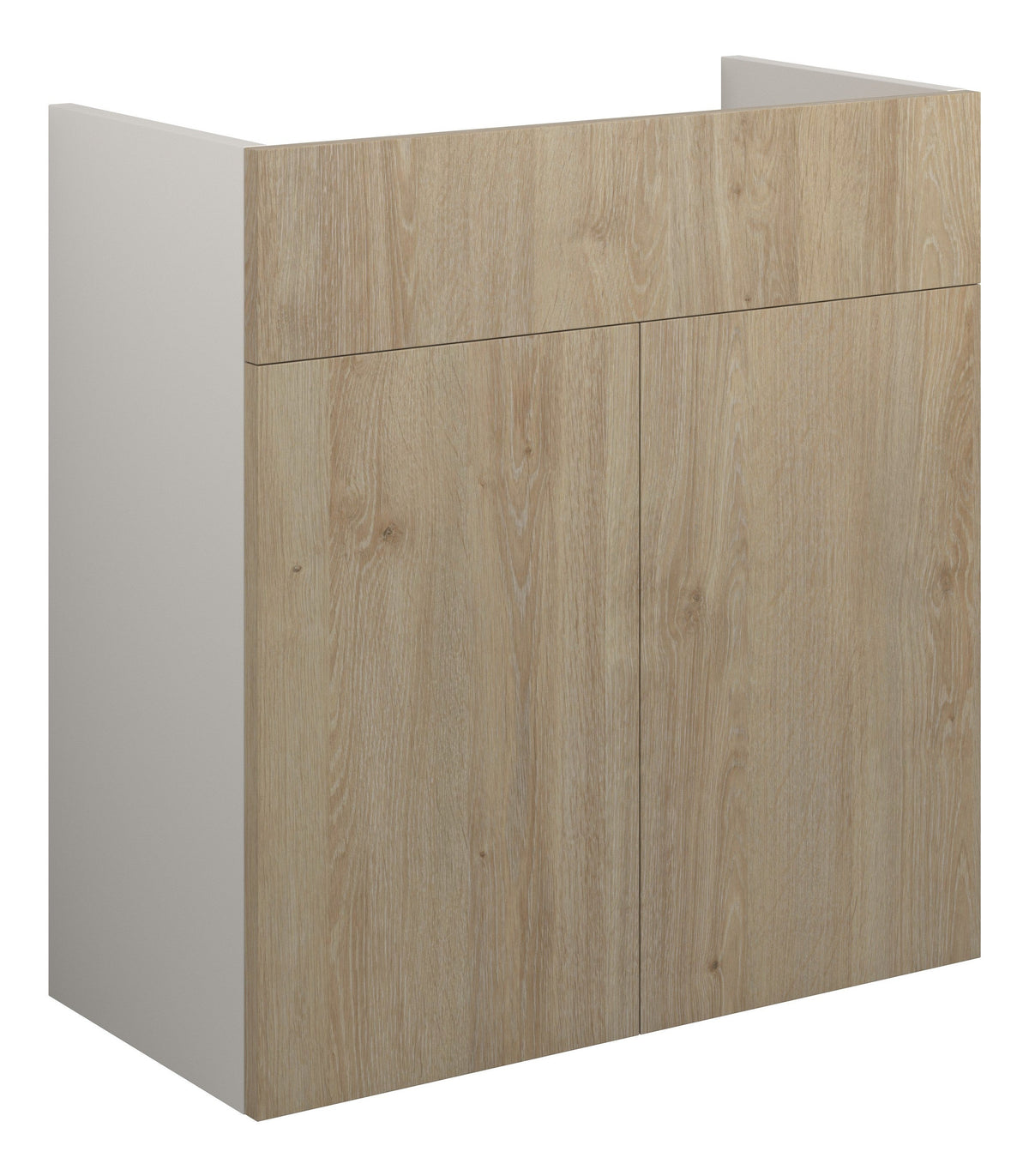 Eder 600mm Standard Basin Unit - Havana Oak (Grey Cab)