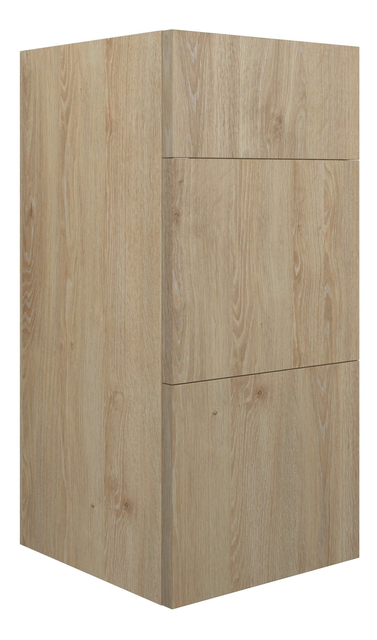 Eder 300mm Standard 3 Drawer Unit - Havana Oak (Oak Cab)