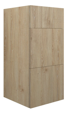 Eder 300mm Standard 3 Drawer Unit - Havana Oak (Oak Cab)