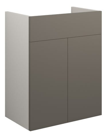 Eder 500mm Standard Basin Unit - Matt Stone (Grey Cab)