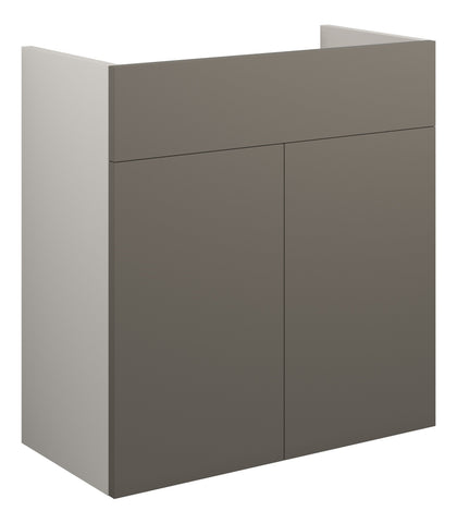 Eder 600mm Standard Basin Unit - Matt Stone (Grey Cab)