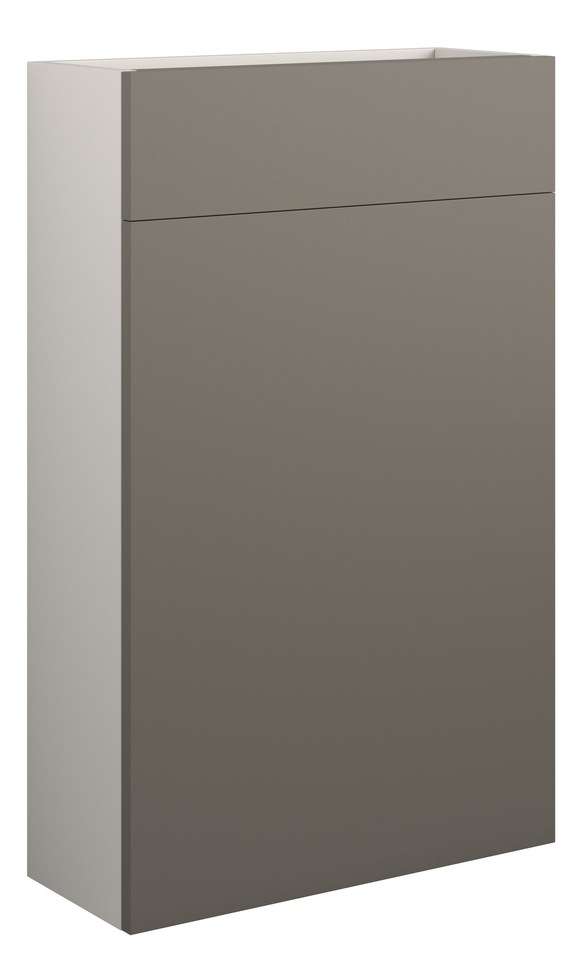 Eder 500mm Slim WC Unit - Matt Stone (Grey Cab)