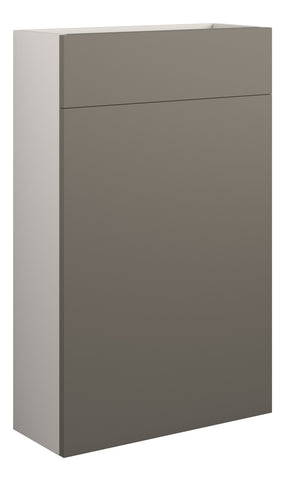 Eder 500mm Slim WC Unit - Matt Stone (Grey Cab)