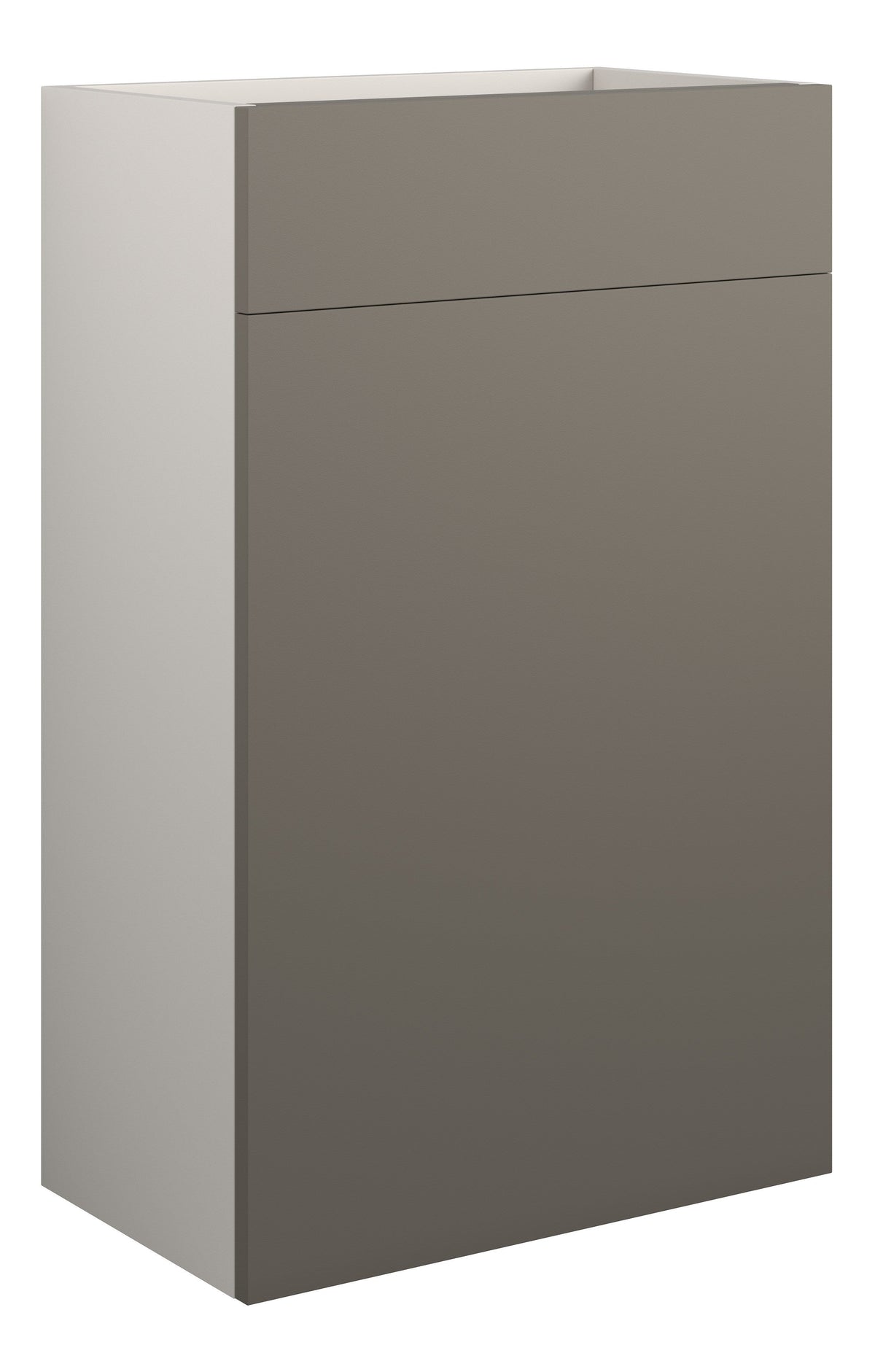 Eder 500mm Standard WC Unit - Matt Stone (Grey Cab)