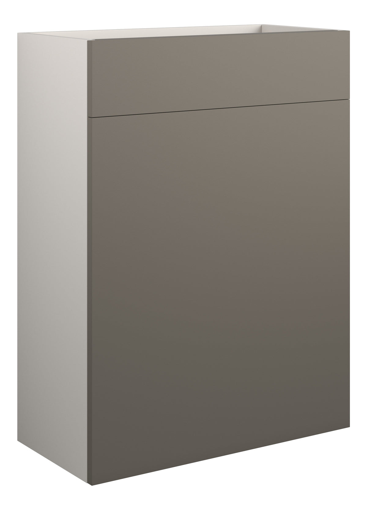 Eder 600mm Standard WC Unit - Matt Stone (Grey Cab)