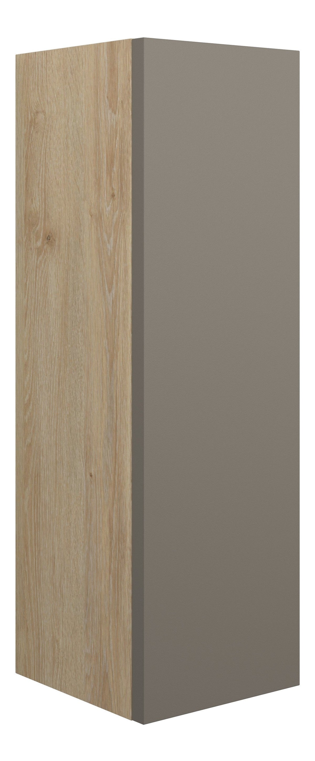 Eder 200mm Slim Base Unit - Matt Stone (Oak Cab)