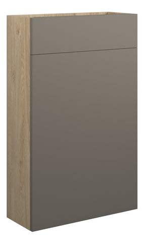 Eder 500mm Slim WC Unit - Matt Stone (Oak Cab)