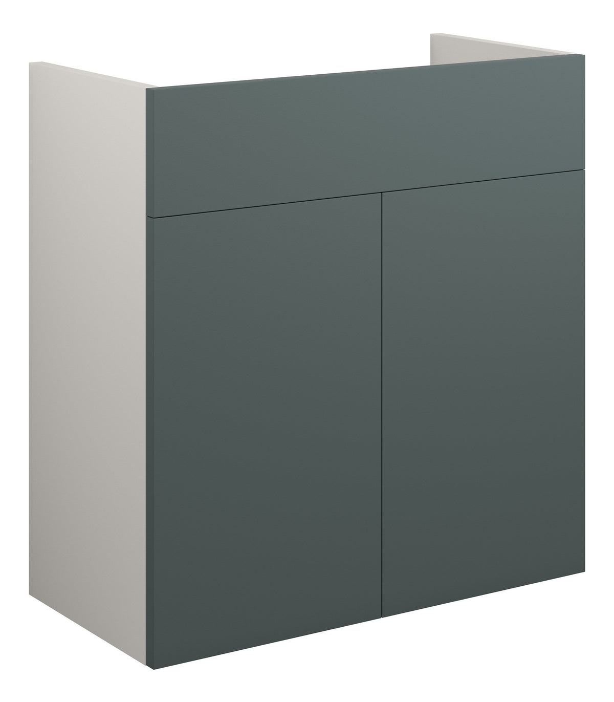 Eder 600mm Standard Basin Unit - Matt Green (Grey Cab)