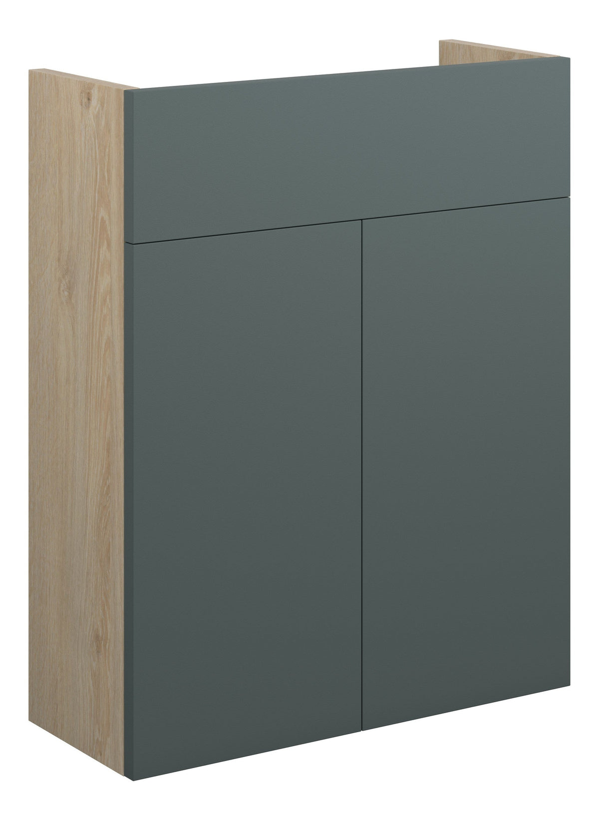 Eder 500mm Slim Basin Unit - Matt Green (Oak Cab)