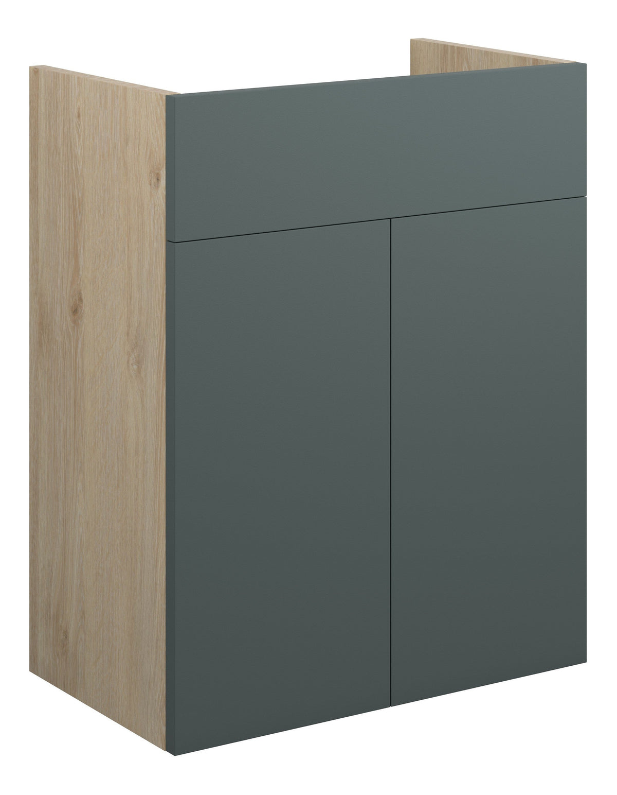 Eder 500mm Standard Basin Unit - Matt Green (Oak Cab)