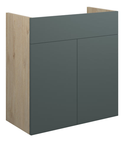 Eder 600mm Standard Basin Unit - Matt Green (Oak Cab)