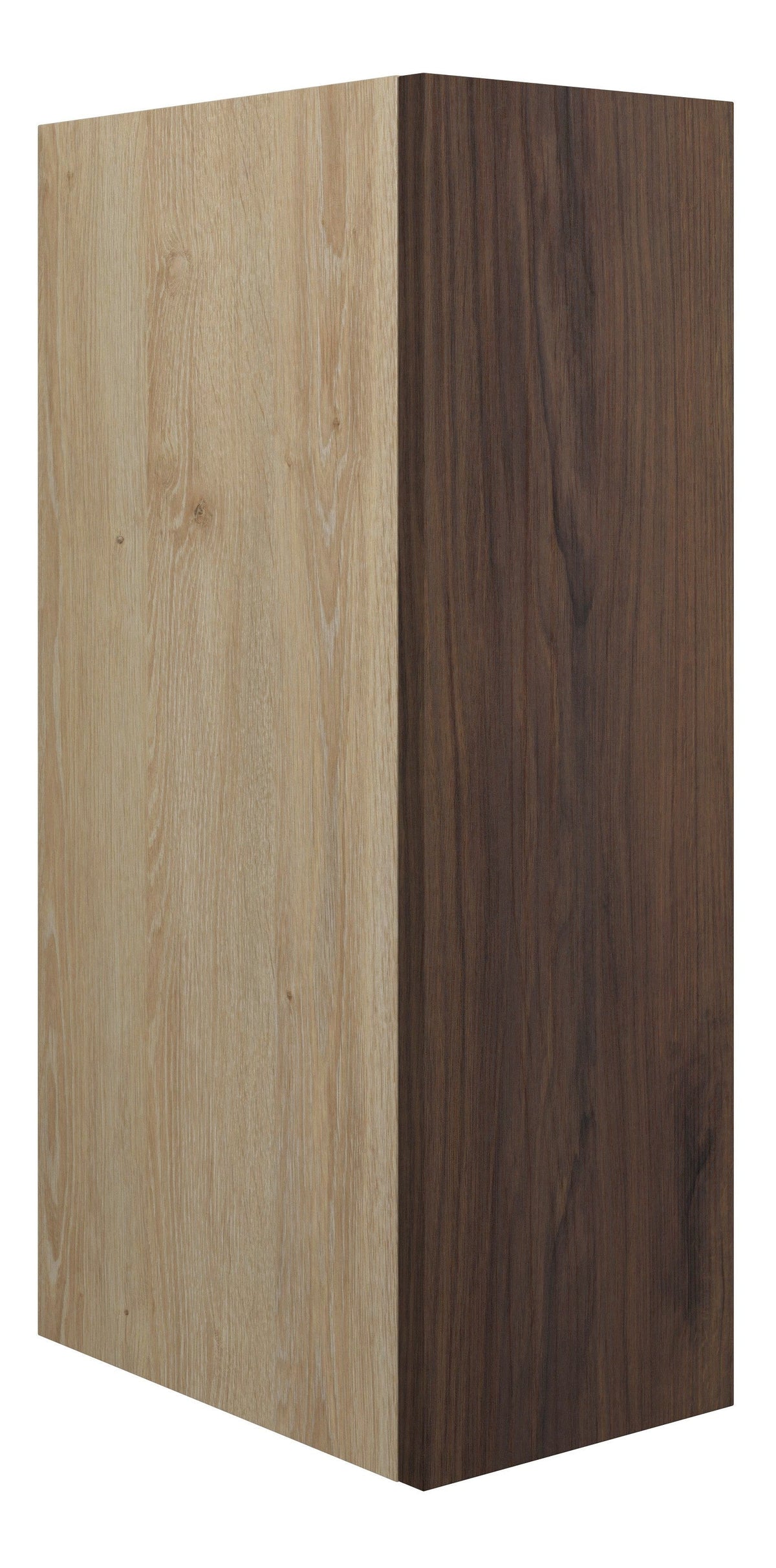 Eder 200mm Standard Toilet Roll Unit - Warm Walnut (Oak Cab)