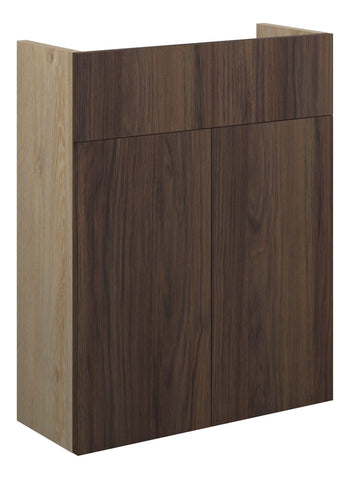 Eder 500mm Slim Basin Unit - Warm Walnut (Oak Cab)