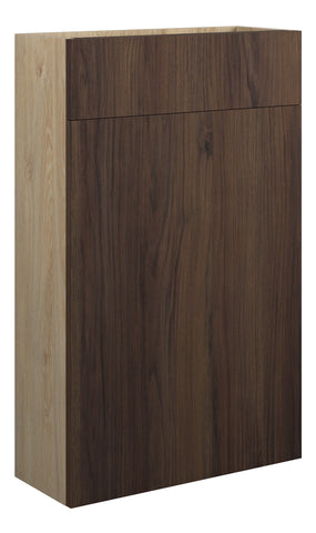 Eder 500mm Slim WC Unit - Warm Walnut (Oak Cab)