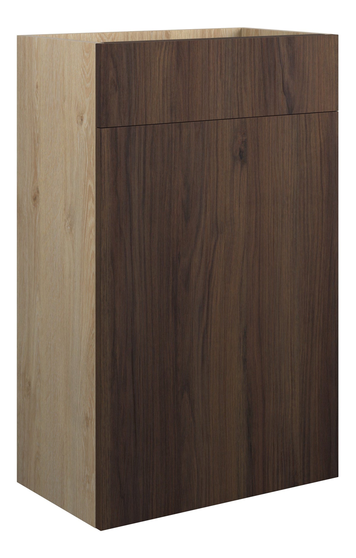 Eder 500mm Standard WC Unit - Warm Walnut (Oak Cab)