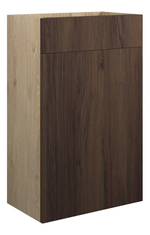 Eder 500mm Standard WC Unit - Warm Walnut (Oak Cab)