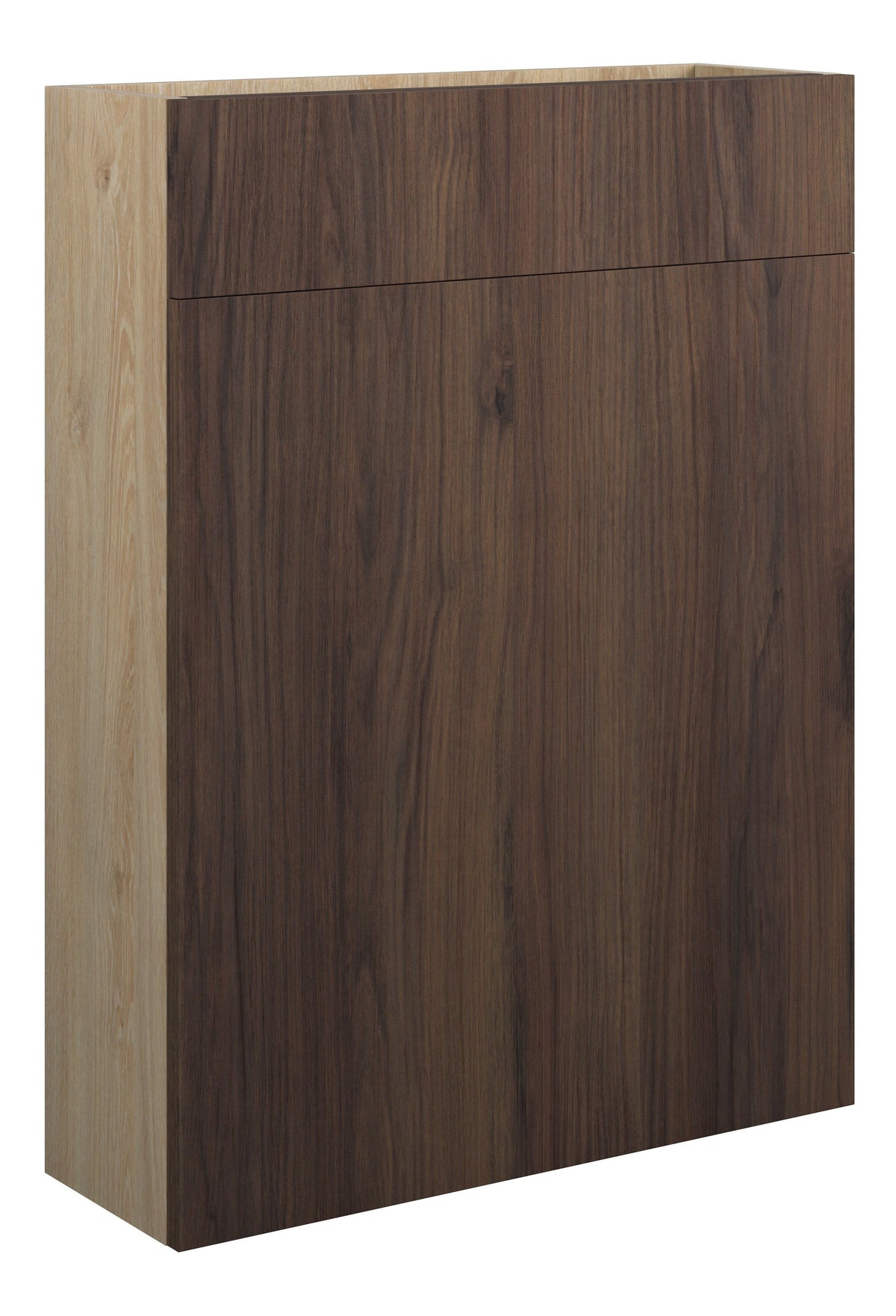 Eder 600mm Slim WC Unit - Warm Walnut (Oak Cab)