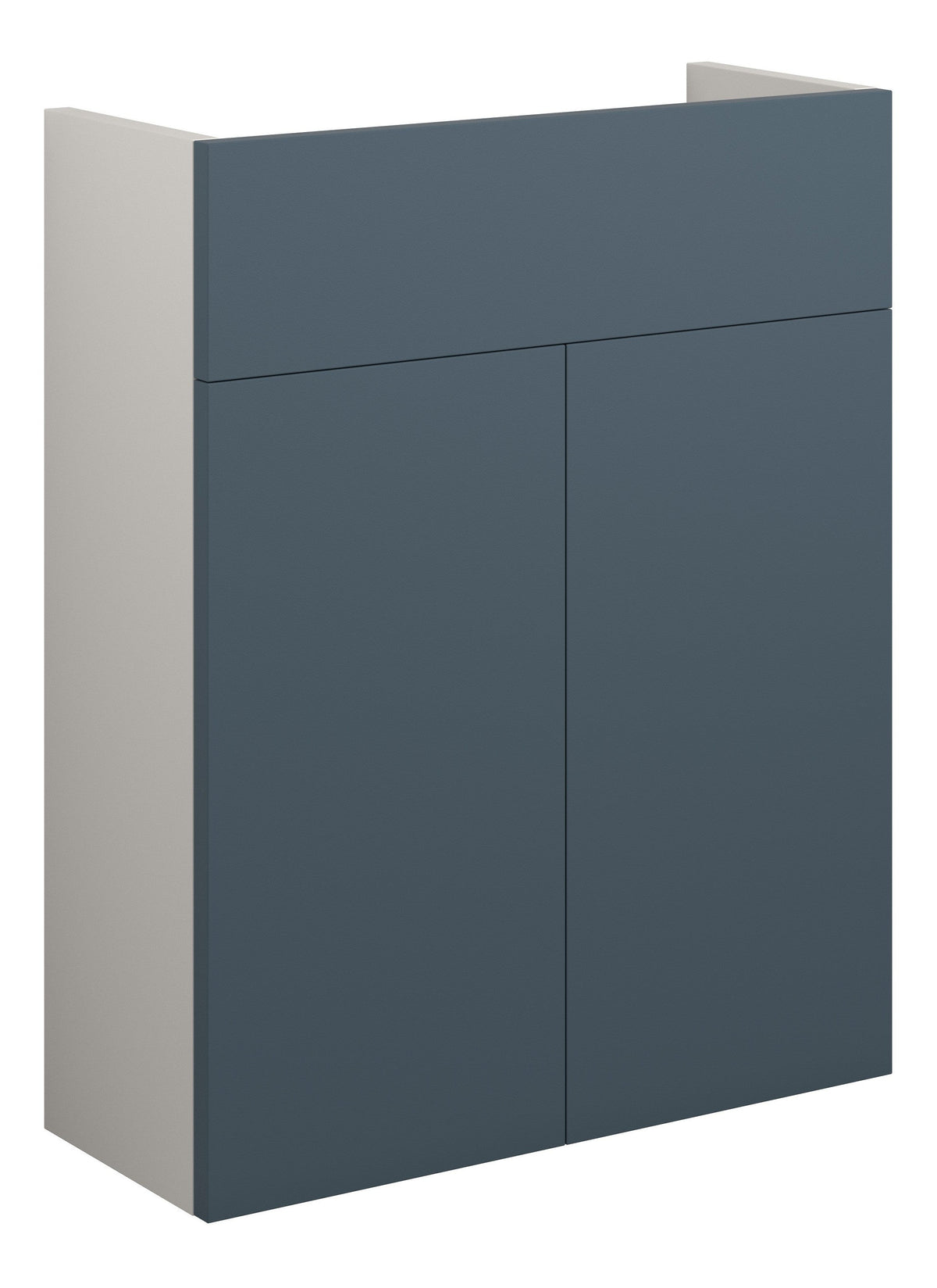 Eder 500mm Slim Basin Unit - Matt Arley Blue (Grey Cab)