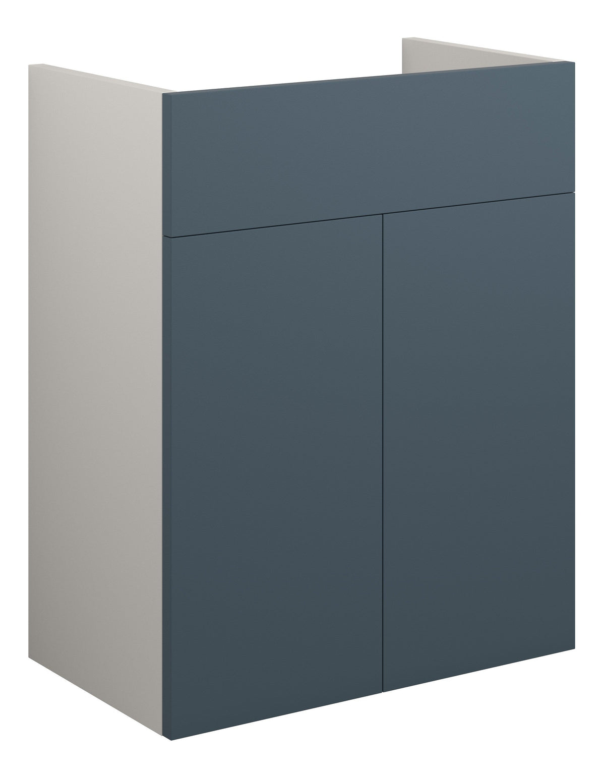 Eder 500mm Standard Basin Unit - Matt Arley Blue (Grey Cab)