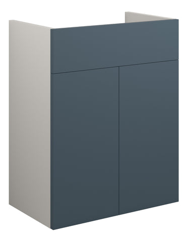 Eder 500mm Standard Basin Unit - Matt Arley Blue (Grey Cab)