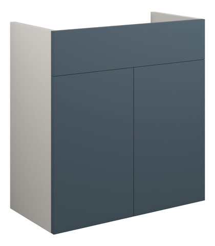 Eder 600mm Standard Basin Unit - Matt Arley Blue (Grey Cab)