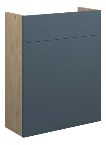 Eder 500mm Slim Basin Unit - Matt Arley Blue (Oak Cab)