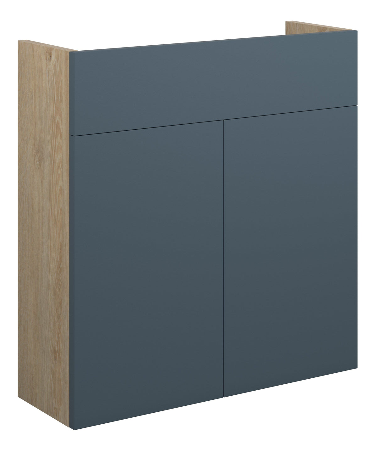 Eder 600mm Slim Basin Unit - Matt Arley Blue (Oak Cab)