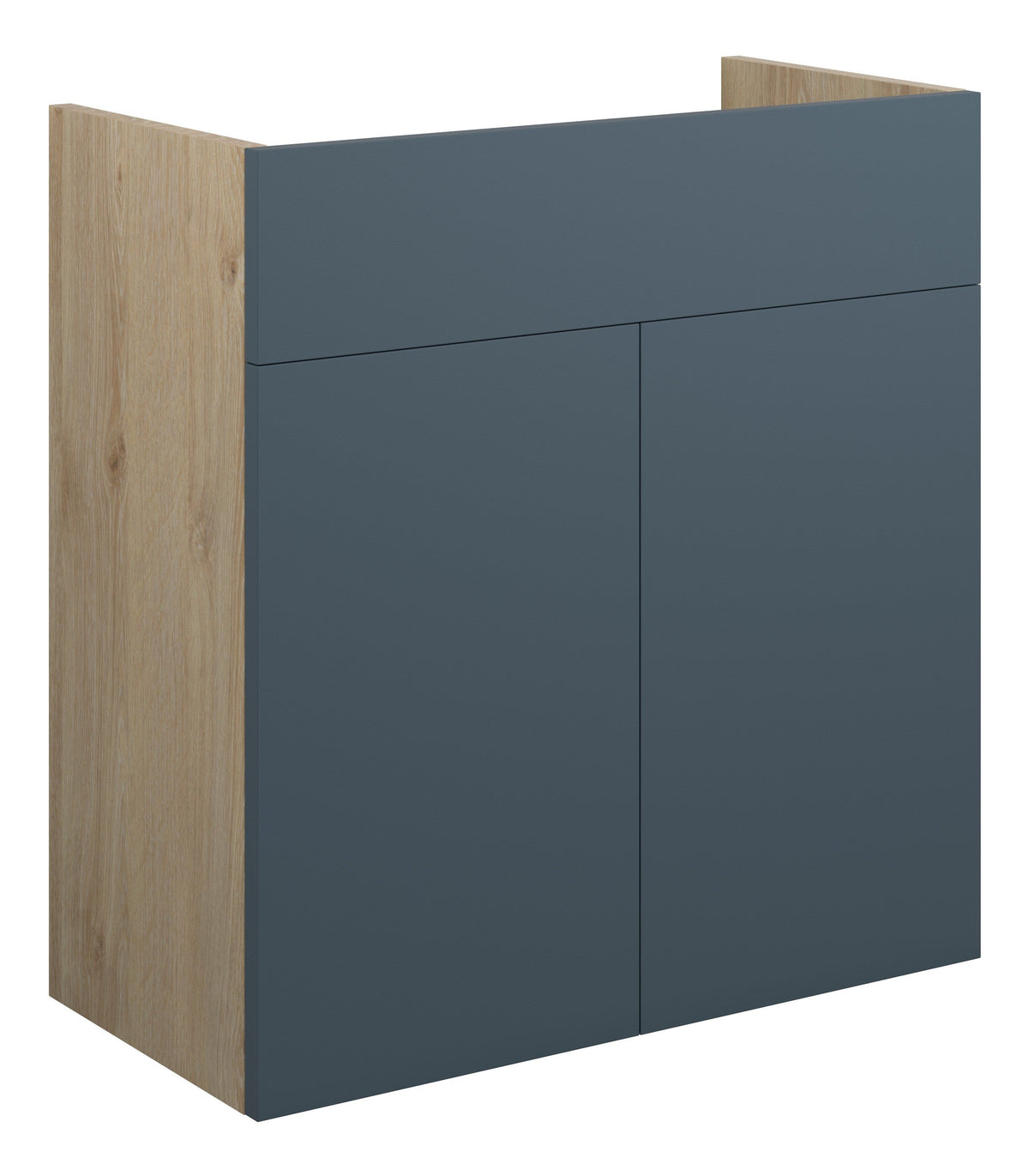 Eder 600mm Standard Basin Unit - Matt Arley Blue (Oak Cab)