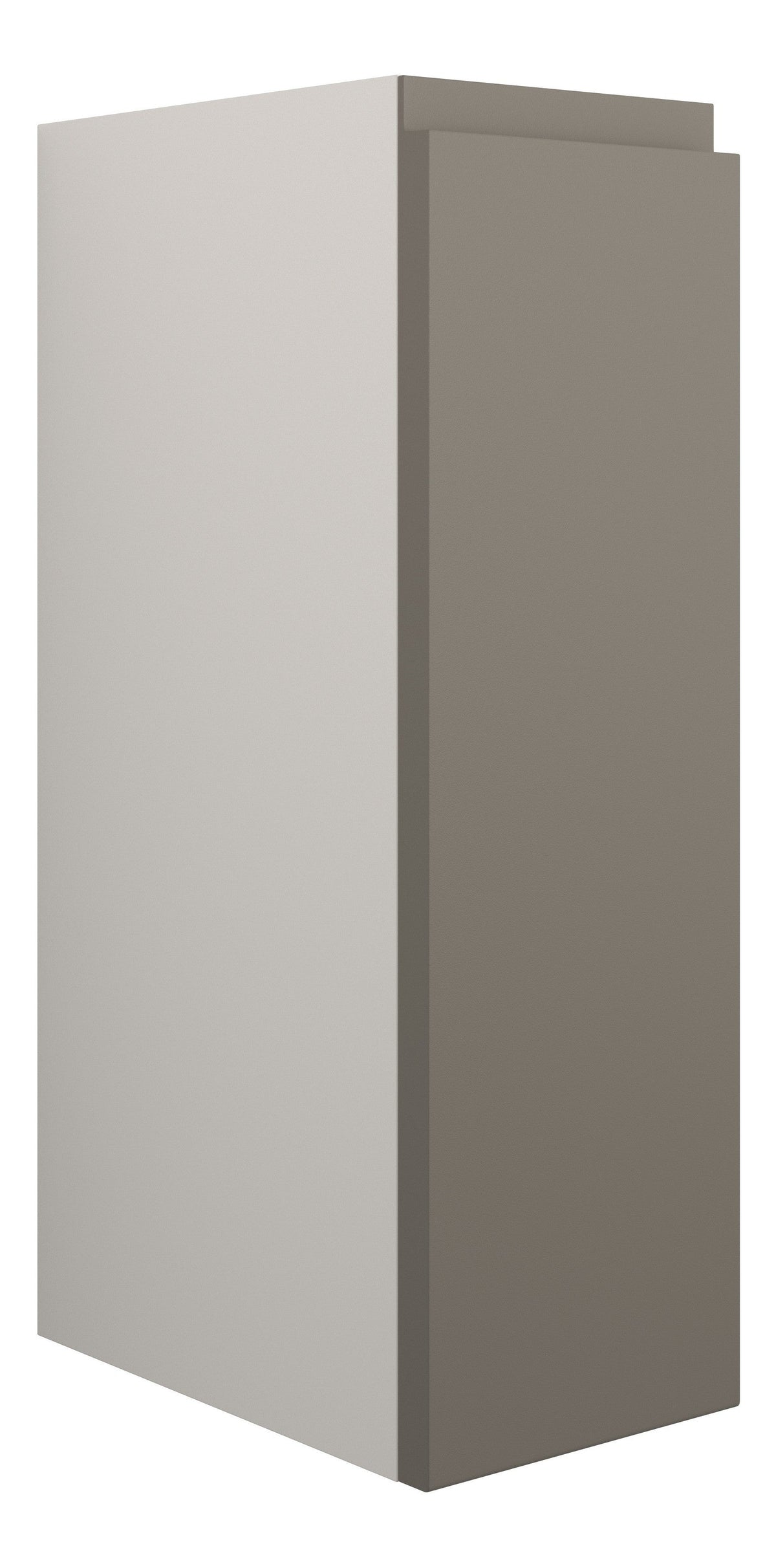 Cauvery 200mm Standard Toilet Roll Unit - Matt Stone (Grey Cab)