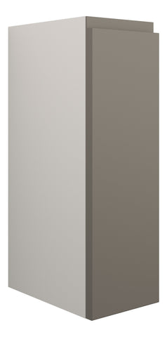 Cauvery 200mm Standard Toilet Roll Unit - Matt Stone (Grey Cab)