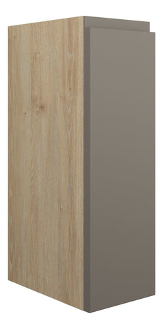 Cauvery 200mm Standard Toilet Roll Unit - Matt Stone (Oak Cab)