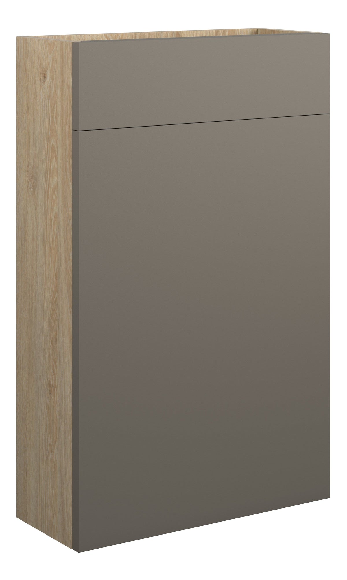 Cauvery 500mm Slim WC Unit - Matt Stone (Oak Cab)