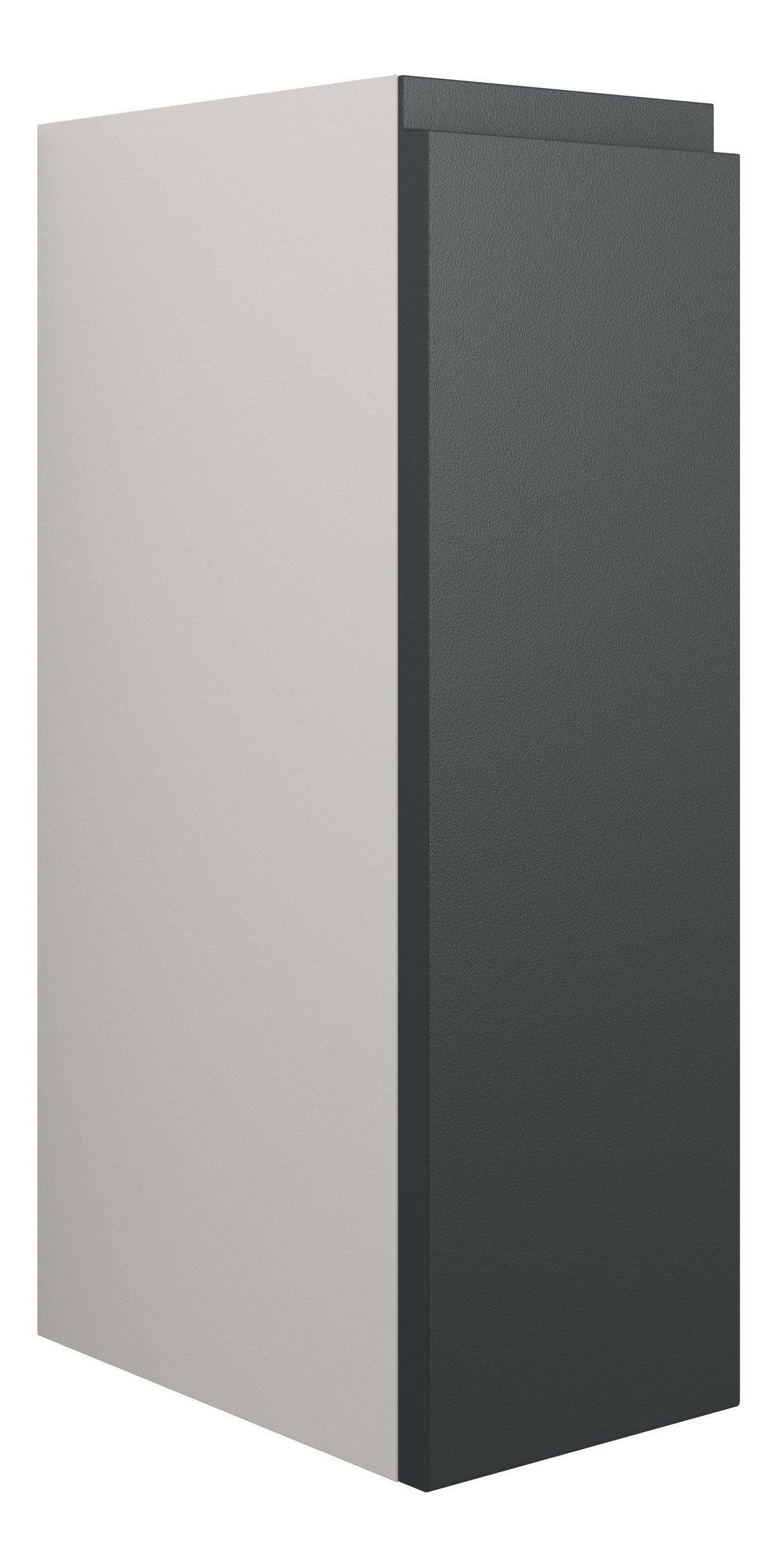 Cauvery 200mm Standard Toilet Roll Unit - Matt Graphite Grey (Grey Cab)