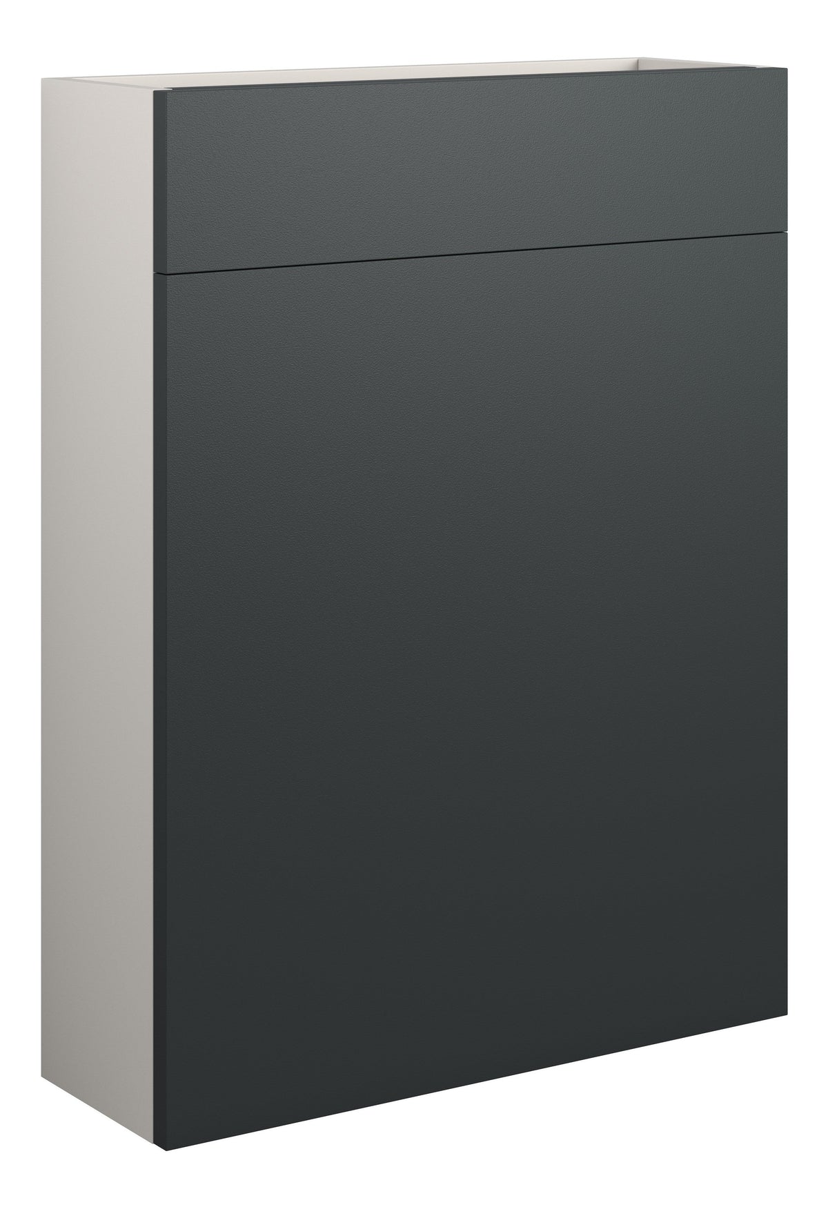 Cauvery 600mm Slim WC Unit - Matt Graphite Grey (Grey Cab)