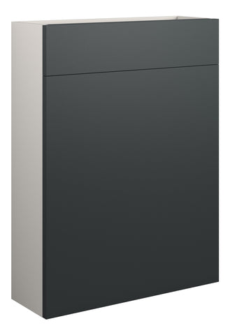 Cauvery 600mm Slim WC Unit - Matt Graphite Grey (Grey Cab)