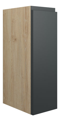 Cauvery 200mm Standard Toilet Roll Unit - Matt Graphite Grey (Oak Cab)
