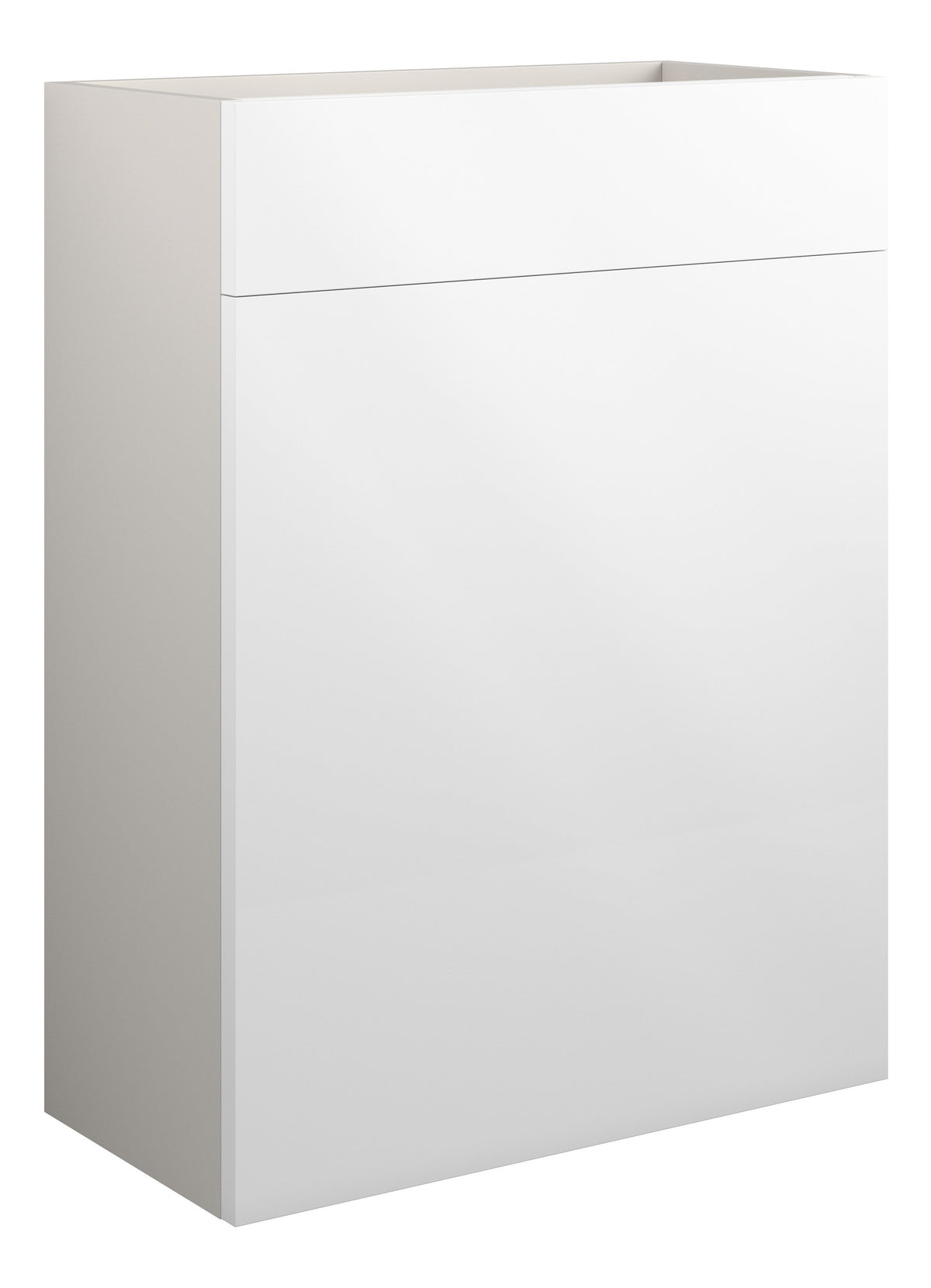 Cauvery 600mm Standard WC Unit - White Gloss (Grey Cab)
