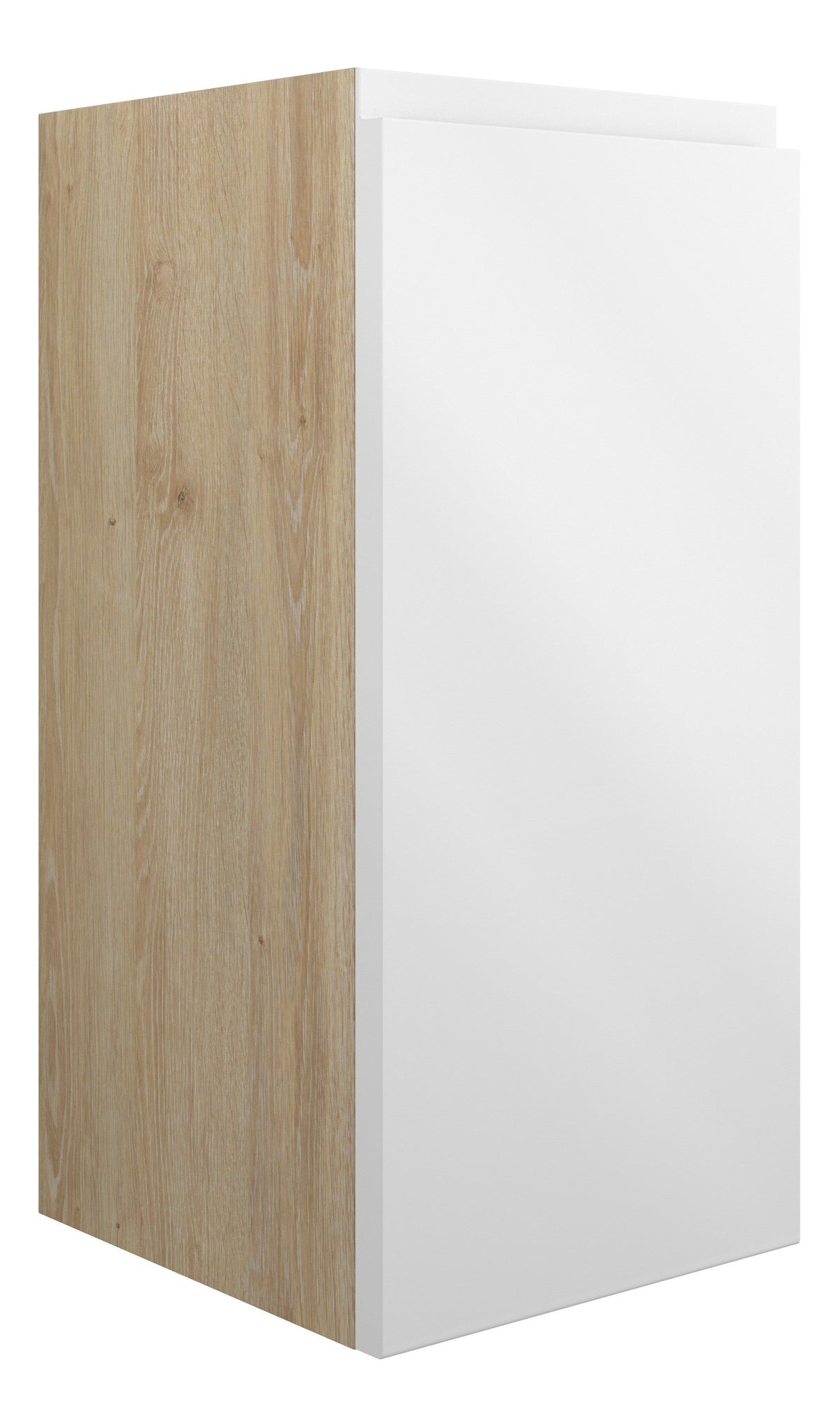 Cauvery 300mm Standard Base Unit - White Gloss (Oak Cab)