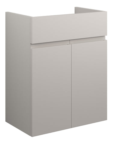 Cauvery 500mm Standard Basin Unit - Matt Dove Grey (Grey Cab)