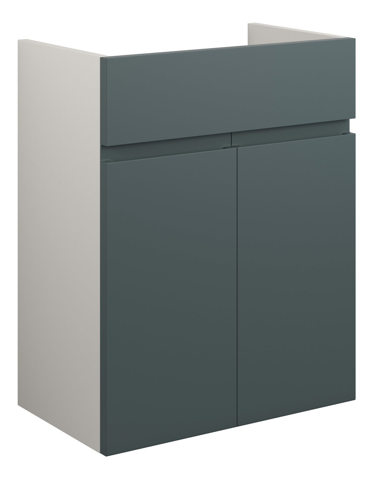 Cauvery 500mm Standard Basin Unit - Matt Green Camo (Grey Cab)
