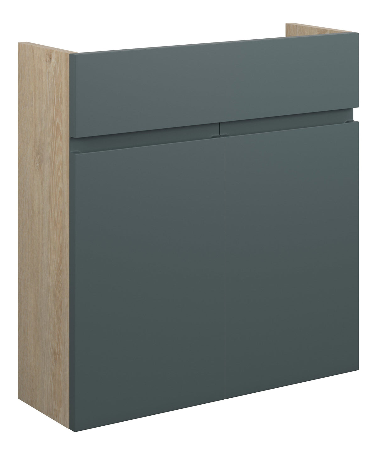 Cauvery 600mm Slim Basin Unit - Matt Green Camo (Oak Cab)
