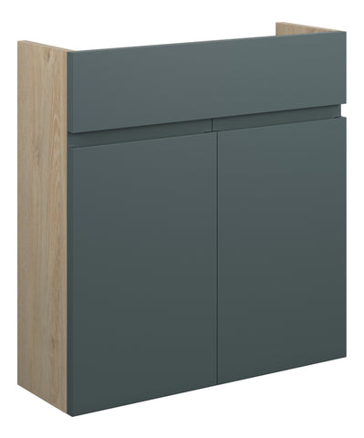 Cauvery 600mm Slim Basin Unit - Matt Green Camo (Oak Cab)