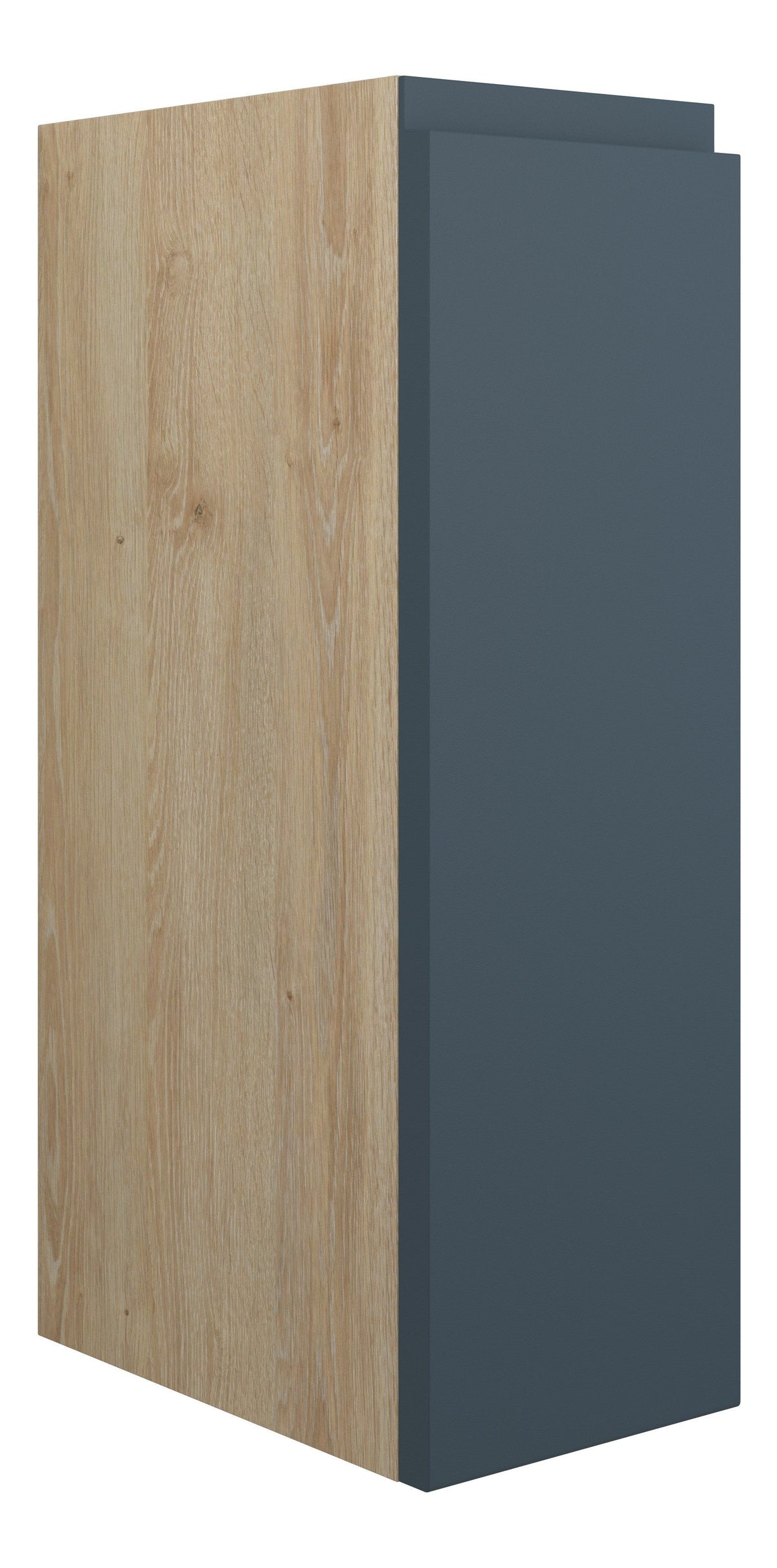 Cauvery 200mm Standard Toilet Roll Unit - Matt Arley Blue (Oak Cab)