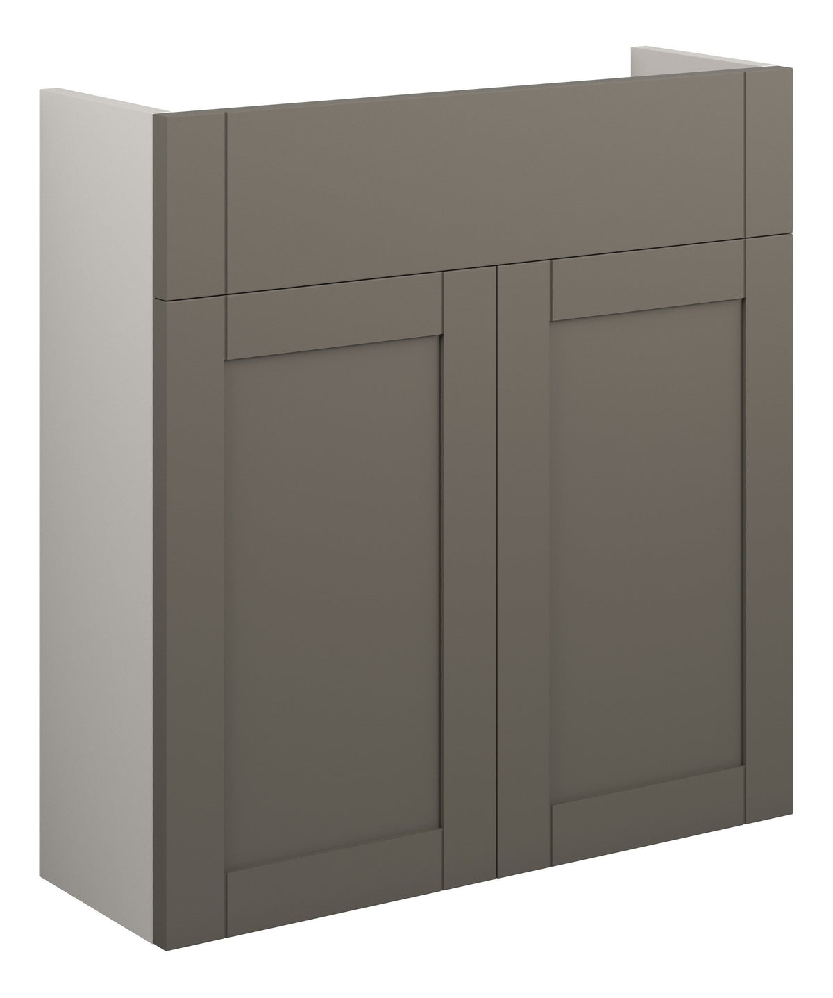 Abakan 600mm Slim Basin Unit - Matt Stone (Grey Cab)