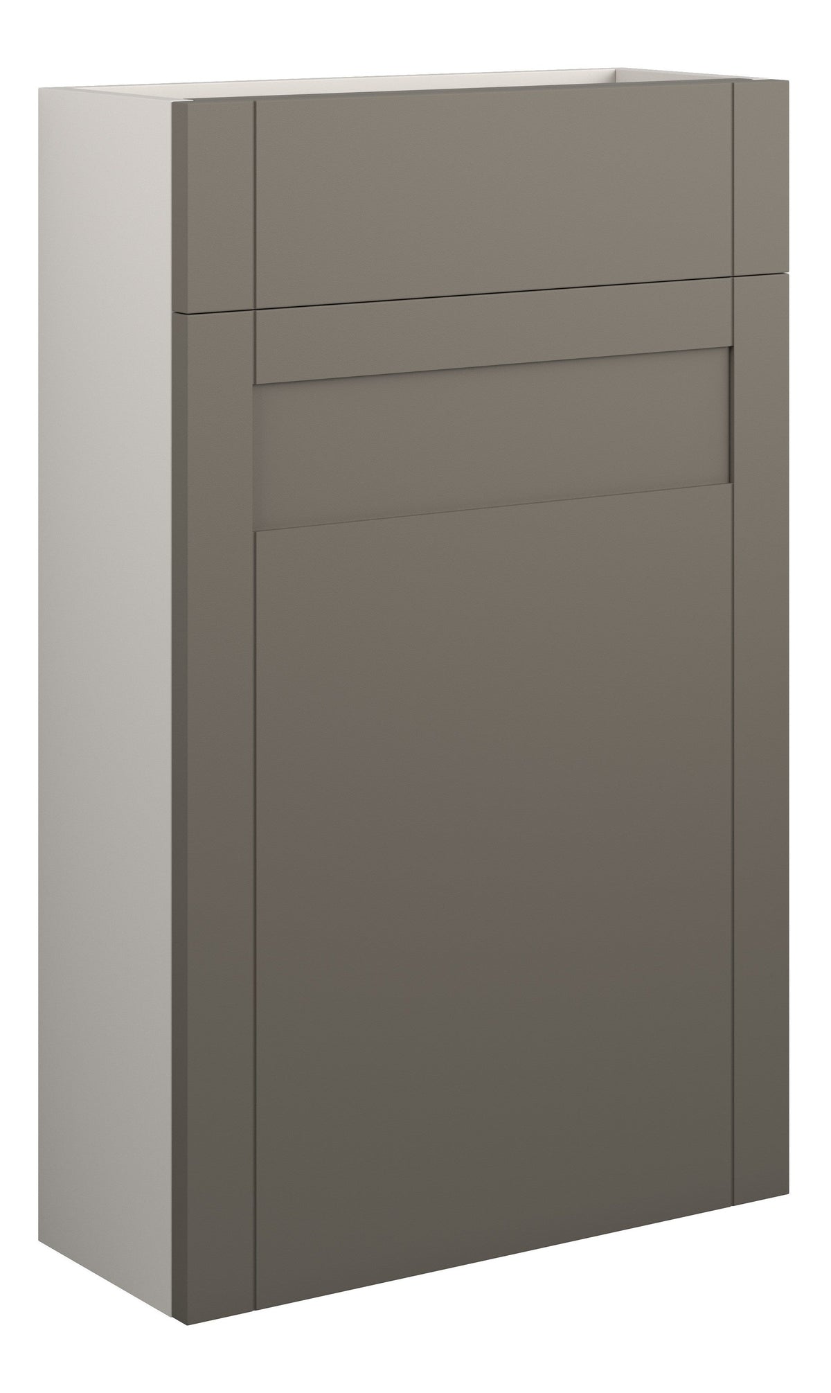Abakan 500mm Slim WC Unit - Matt Stone (Grey Cab)