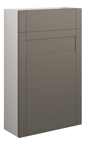 Abakan 500mm Slim WC Unit - Matt Stone (Grey Cab)