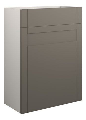 Abakan 600mm Standard WC Unit - Matt Stone (Grey Cab)