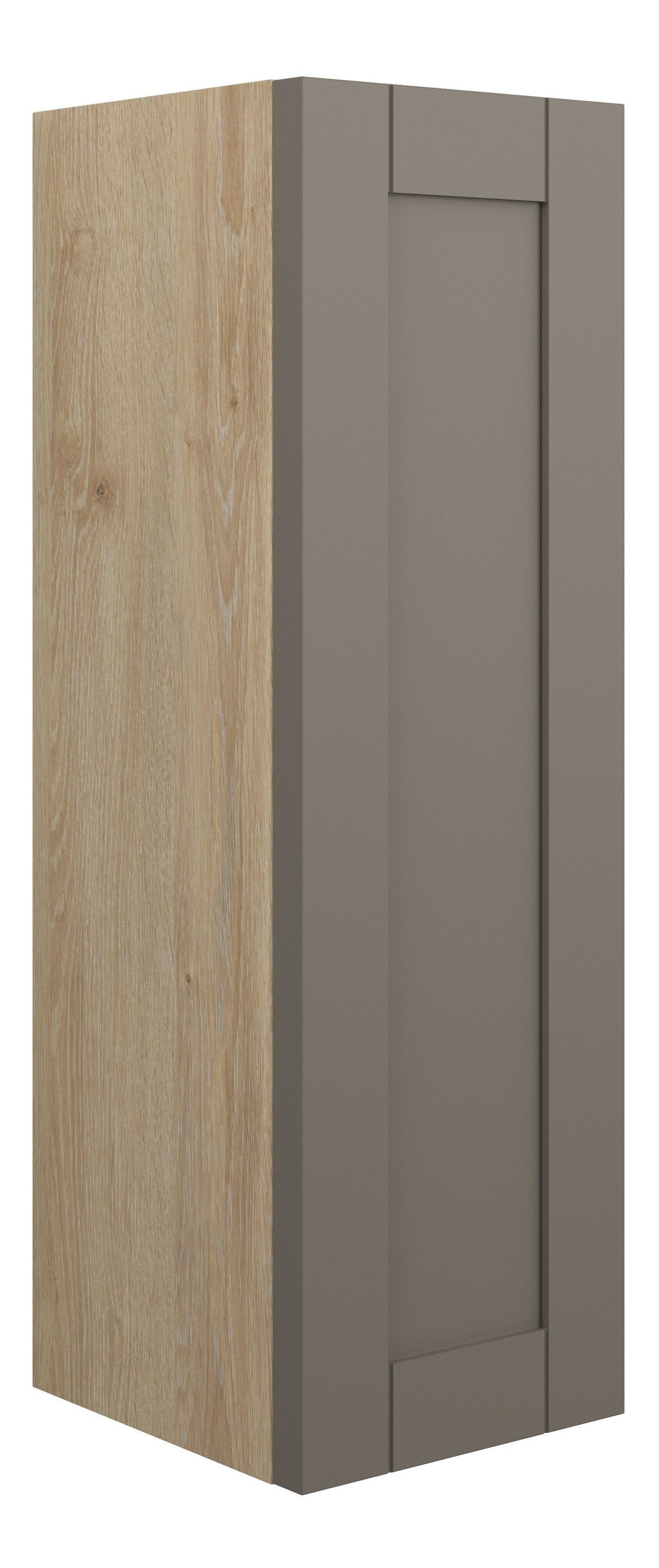 Abakan 200mm Slim Base Unit - Matt Stone (Oak Cab)